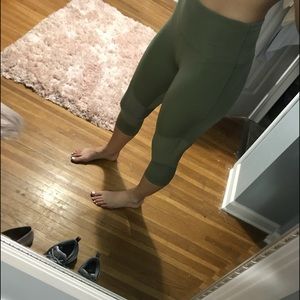 Army Green leggings. Worn once